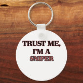 私をスナイパーとして信頼する キーホルダー (正面)