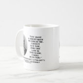 私をスー法律の余りに遅い台なしごまかして下さい コーヒーマグカップ (正面左)