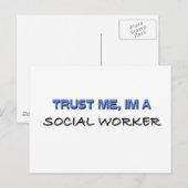私をソーシャルワーカーとして信頼する ポストカード (正面/裏面)