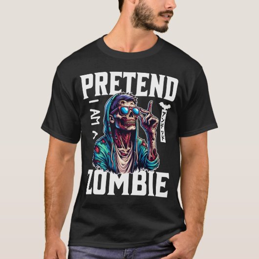 私をゾンビとでも思ってください Tシャツ (正面)