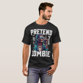私をゾンビとでも思ってください Tシャツ (正面フル)