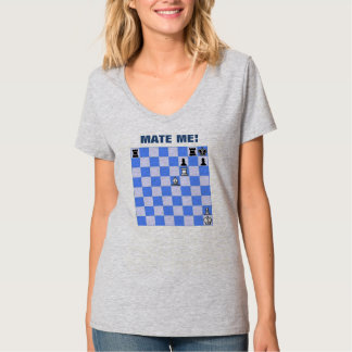 私をチェスのモチーフのTシャツ合わせて下さい Tシャツ