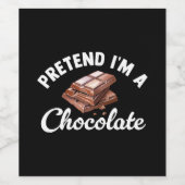 私をチョコレートバーにする ワインラベル (シングルラベル)