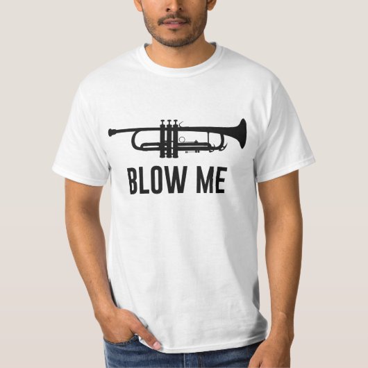 私をトランペット吹いて下さい Tシャツ (正面)