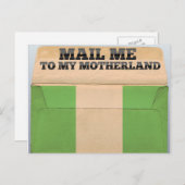 私をナイジェリアに送る ポストカード (正面/裏面)