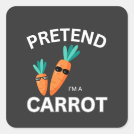 私をニンジンだと言う スクエアシール