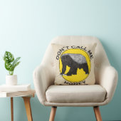 私をハニーバッガーバッダスイエローフェミニストと呼んではいけない クッション (椅子)