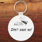 私をバカにするな! キーホルダー (正面)