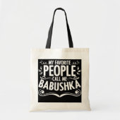 私をバブシュカ祖母の母と呼ロシアのぶ トートバッグ (正面)