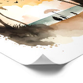 私をビーチポスター ポスター (角)