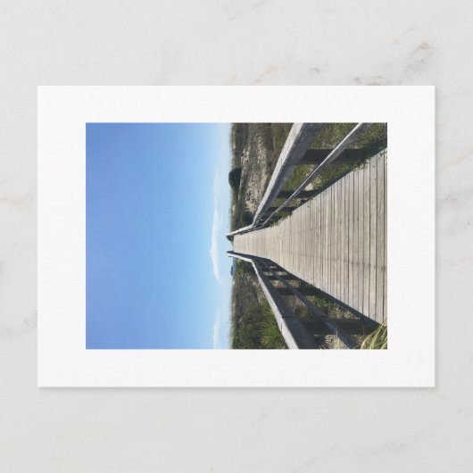 私をビーチ ポストカード (正面)