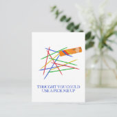 私をピックアップスティックのゲーム応援アップ ポストカード (スタンド正面)