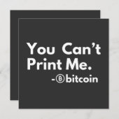 私をプリントできない 招待状 (正面/裏面)