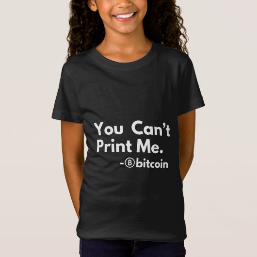 私をプリントできない Tシャツ (正面)