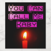 私をベビー ワインラベル (シングルラベル)