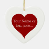 私をペルソナ感謝していライズ可能なタイポグラフィを持つ母 セラミックオーナメント (裏面)