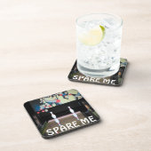 私をボーリングのミーム倹約して下さい コースター (右側)