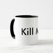 私をマグ殺して下さい マグカップ (正面左)
