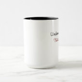 私をマグ過少見積りしないで下さい マグカップ (中央)