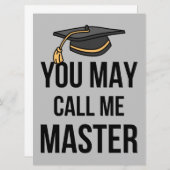 私をマスターと呼んでI 招待状 (正面/裏面)