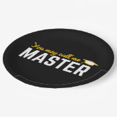 私をマスター2025マスターズ学位の卒業生と呼ぶことができる ペーパープレート (アングル)