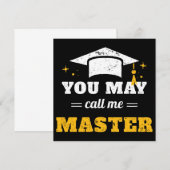 私をマスターⅡと呼んで 招待状 (正面/裏面)