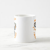 私をマネしないで 面白いマウンテンバイク コーヒーマグカップ (中央)