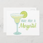 私をマルガリータにする ポストカード (正面/裏面)