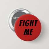 私をミームボタン戦って下さい 缶バッジ (正面&裏面)