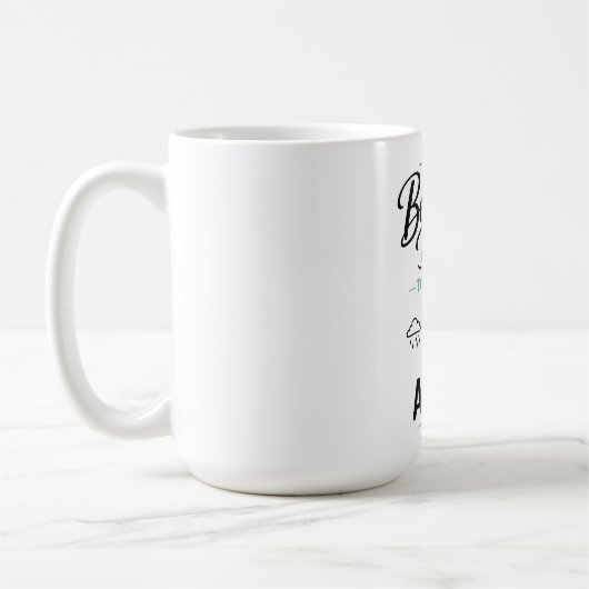 私を一人にしておくには最高の日です コーヒーマグカップ (左)