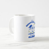 私を一人にしておくには美しい日です コーヒーマグカップ (正面左)