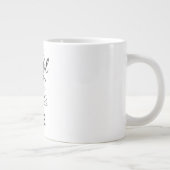 私を一人にしておくのに美しい日です ジャンボコーヒーマグカップ (右)