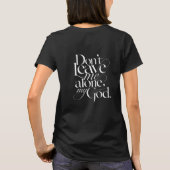 私を一人にしないで 神様 Tシャツ (裏面)