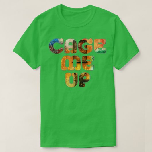 私を上に乗せる Tシャツ (デザイン正面)
