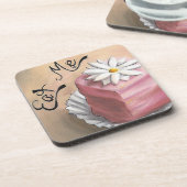 私を不思議の国のコースターのコースターアリス食べて下さい コースター (左側)