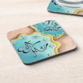 私を不思議の国のコースターのコースターアリス食べて下さい コースター (左側)