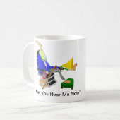 私を今聞いて頂けまか。 コーヒーマグカップ (正面左)