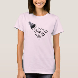 私を今聞くことができます Tシャツ
