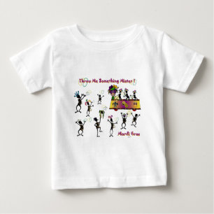 私を何か氏投げて下さい! ベビーTシャツ