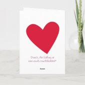 私を作かわいらしるママ カード (裏面)