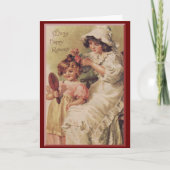 私を作かわいらしるママ カード (正面)