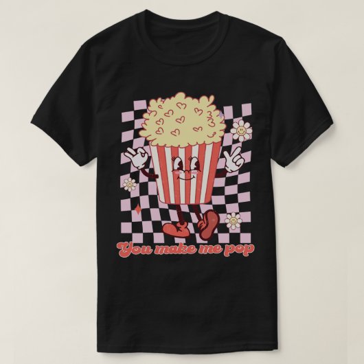 私を作ポップ・アートのる Tシャツ (デザイン正面)