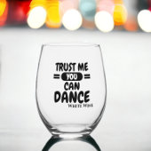 私を信じてアルコールのユーモアを踊ることができる ステムなしワイングラス