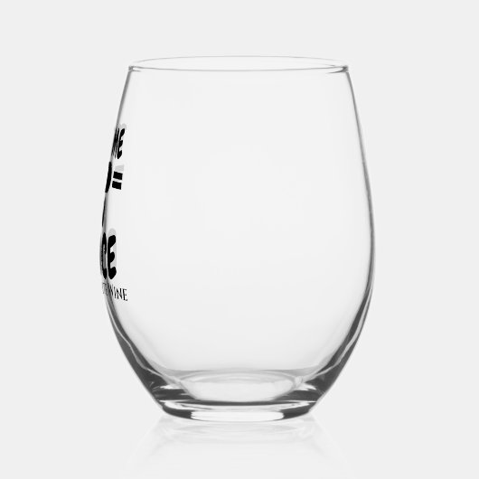 私を信じてアルコールのユーモアを踊ることができる ステムなしワイングラス (左)