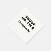 私を信じてカイロプラクター スタンダードカクテルナプキン (角)