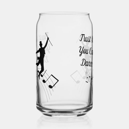 私を信じてダンス缶ガラス ガラス缶 (右)