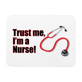 私を信じてナースおもしろい引用文 マグネット