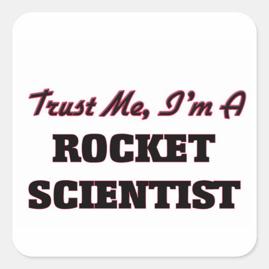 私を信じてロケット科学者 スクエアシール (正面)