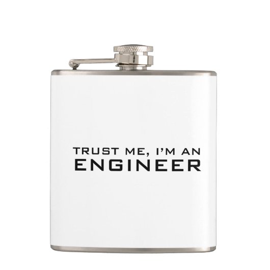 私を信じて、エンジニアだ フラスク (正面)