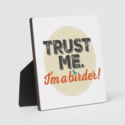 私を信じて。俺はバーダーだ！エンブレム フォトプラーク (正面)